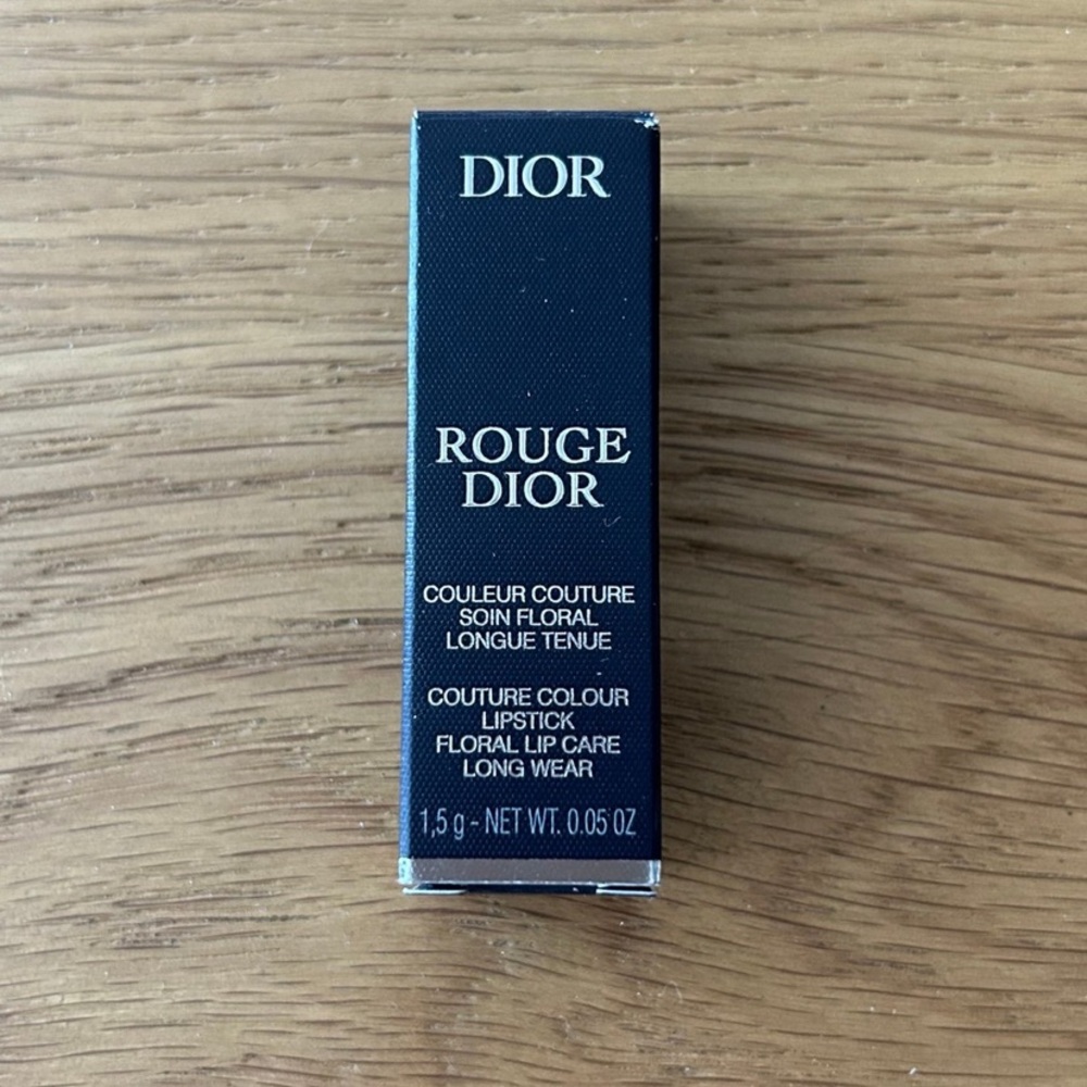 Dior Rouge Satin Lipstick in Black and Silver